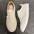 Men's classic leather sports shoes - featuring a breathable porous design and retro Deke style