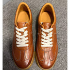 Men's retro leather training shoes, in a sports shoe style, with a retro and lightweight design