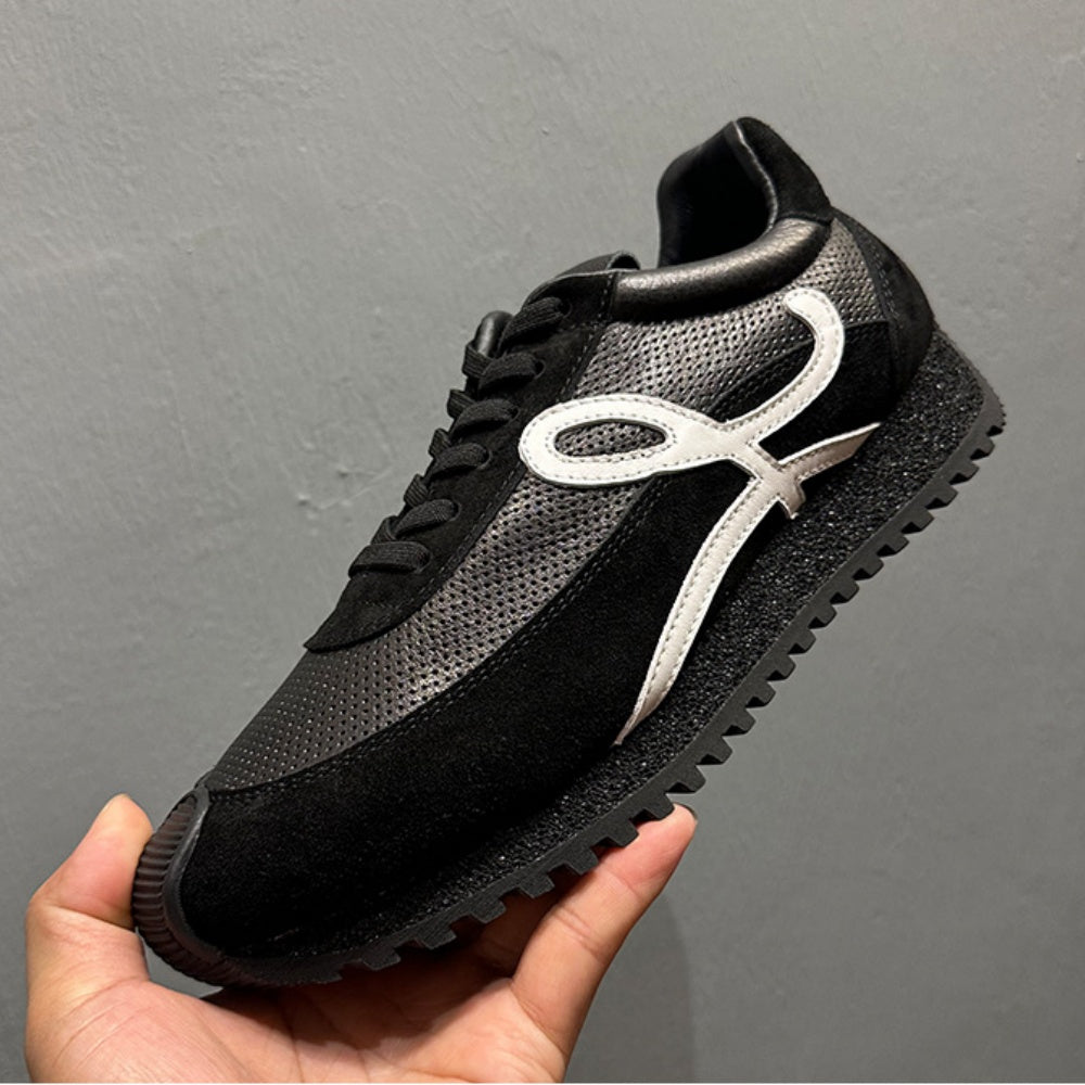 QHCCID High-Quality Cowhide Forrest Gump Casual Sneakers Men's And Women's Autumn Unisex Sneakers men’s shoes