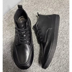 Mapi high-top men's leather shoes, with soft soles and comfortable uppers, suitable for casual occasions.
