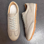 Top-quality genuine leather sports shoes, breathable casual shoes. Soft sole, made of pure leather.