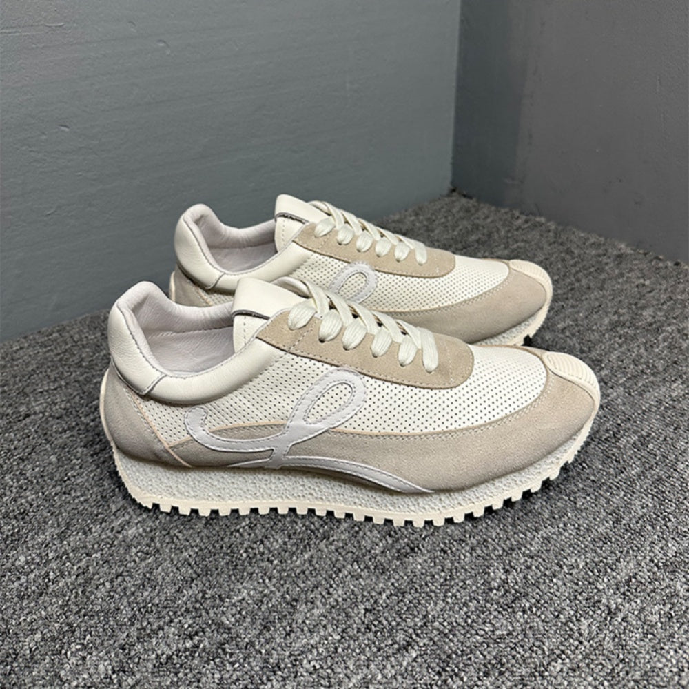 QHCCID High-Quality Cowhide Forrest Gump Casual Sneakers Men's And Women's Autumn Unisex Sneakers men’s shoes