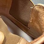 Men's genuine leather thick-soled high-top Chelsea boots, retro casual and fashionable ankle boots