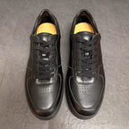 Men's stylish retro breathable and comfortable leather low-top sports shoes - versatile casual shoes