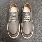 New minimalist leather shoes - Retro design, comfortable and breathable, pure leather casual shoes