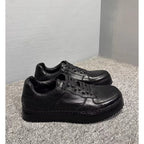 Men's retro leather casual shoes, lightweight and breathable outdoor sports casual shoes.