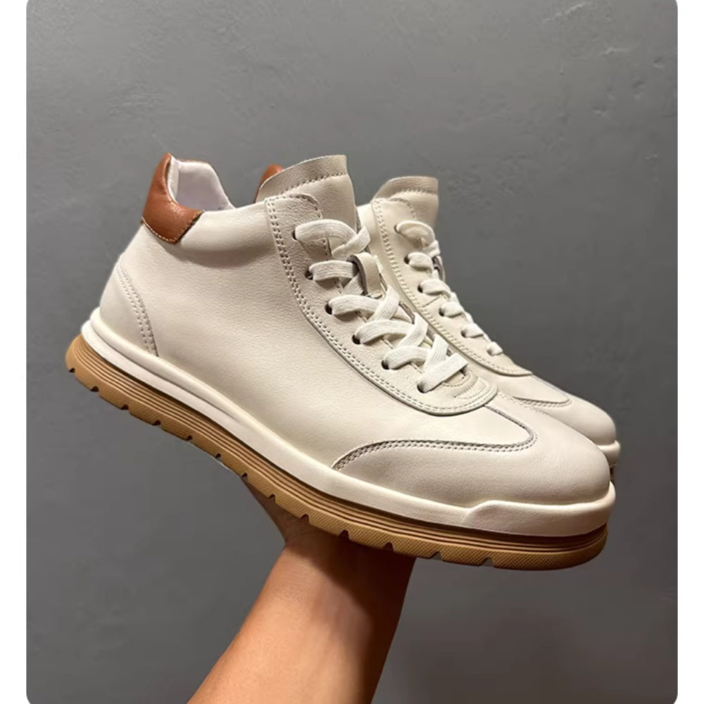 Men's new high-top sports shoes - a retro and fashionable design, with soft soles and breathable uppers.