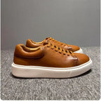 A new trendy casual shoe in a retro style, featuring lightweight and sturdy height-increasing features