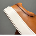 A new trendy casual shoe in a retro style, featuring lightweight and sturdy height-increasing features