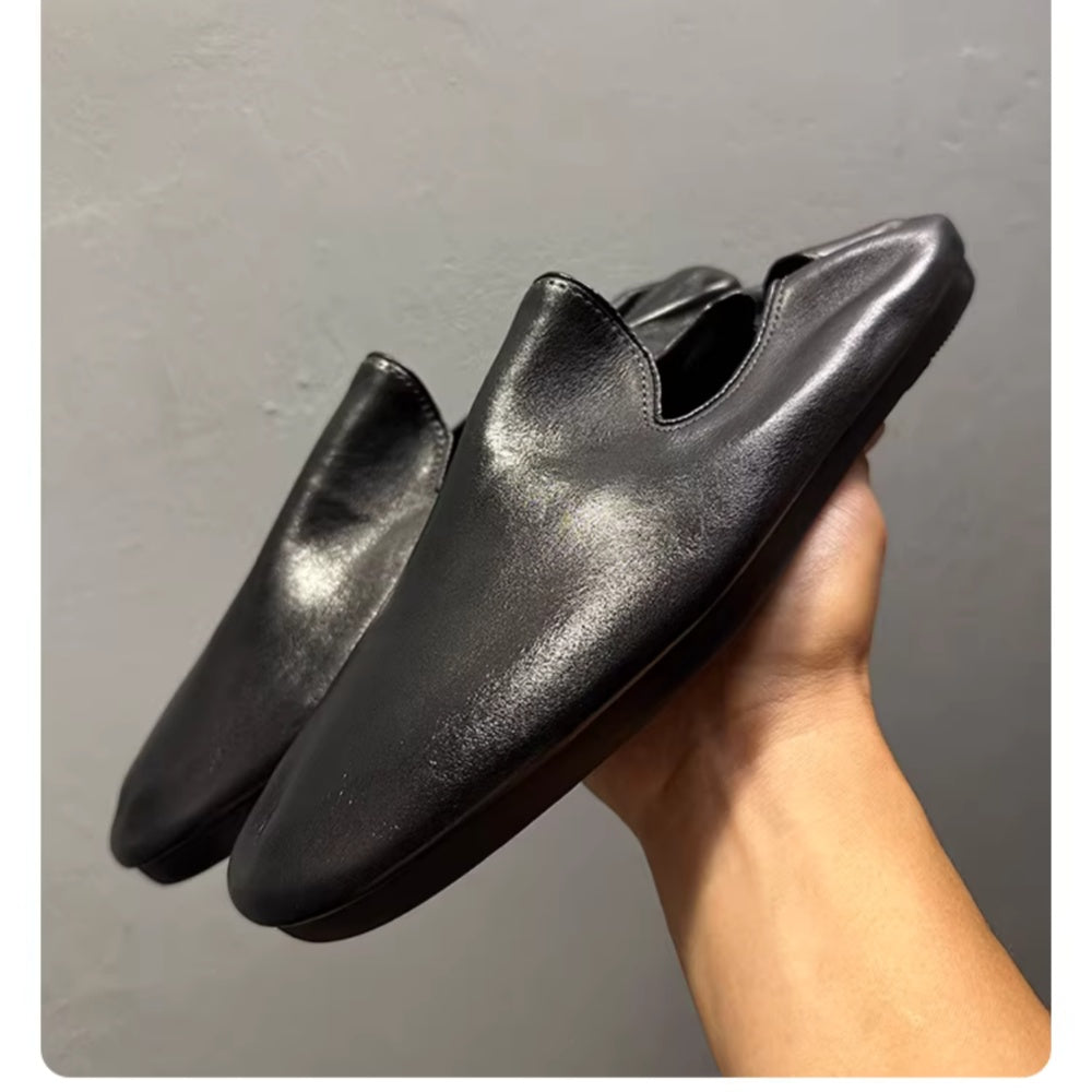 Men's ultra-soft leather shoes - New style, retro soft high street fashion sole, casual loafers
