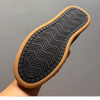 New trendy high street style leather high-top shoes, retro thick-soled fashionable high street boots