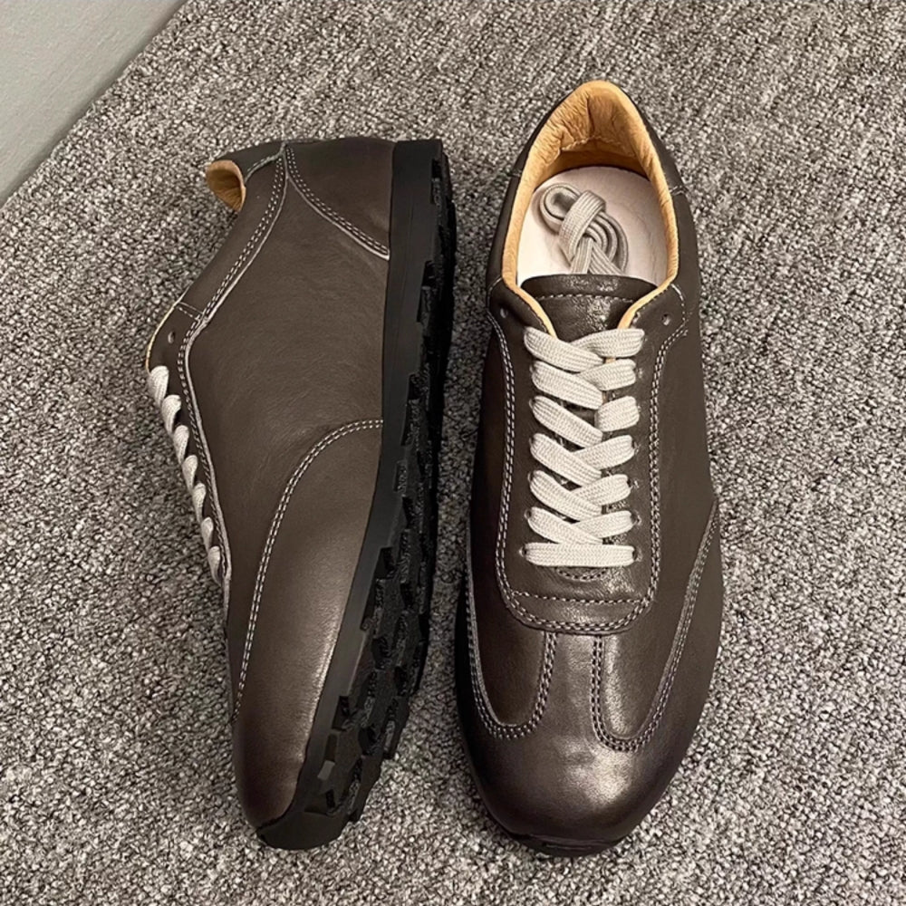 Leather men's casual shoes, comfortable, multi-purpose, durable, simple and practical sports shoes