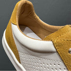 Men's classic leather sports shoes - featuring a breathable porous design and retro Deke style