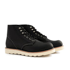 WL Goodyear-taped genuine leather custom-made black boots - fashionable high street casual boots