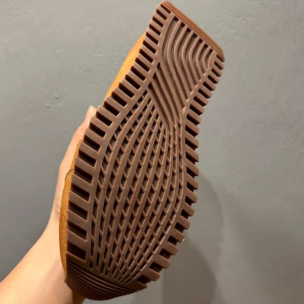 New style soft-soled soft-leather comfortable handmade street casual shoes, Deqin brand shoes