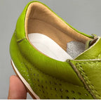 Top-quality genuine leather sports shoes, breathable casual shoes. Soft sole, made of pure leather.