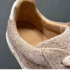 Retro original genuine leather breathable thick-soled high-heeled men's shoes, with a casual style.