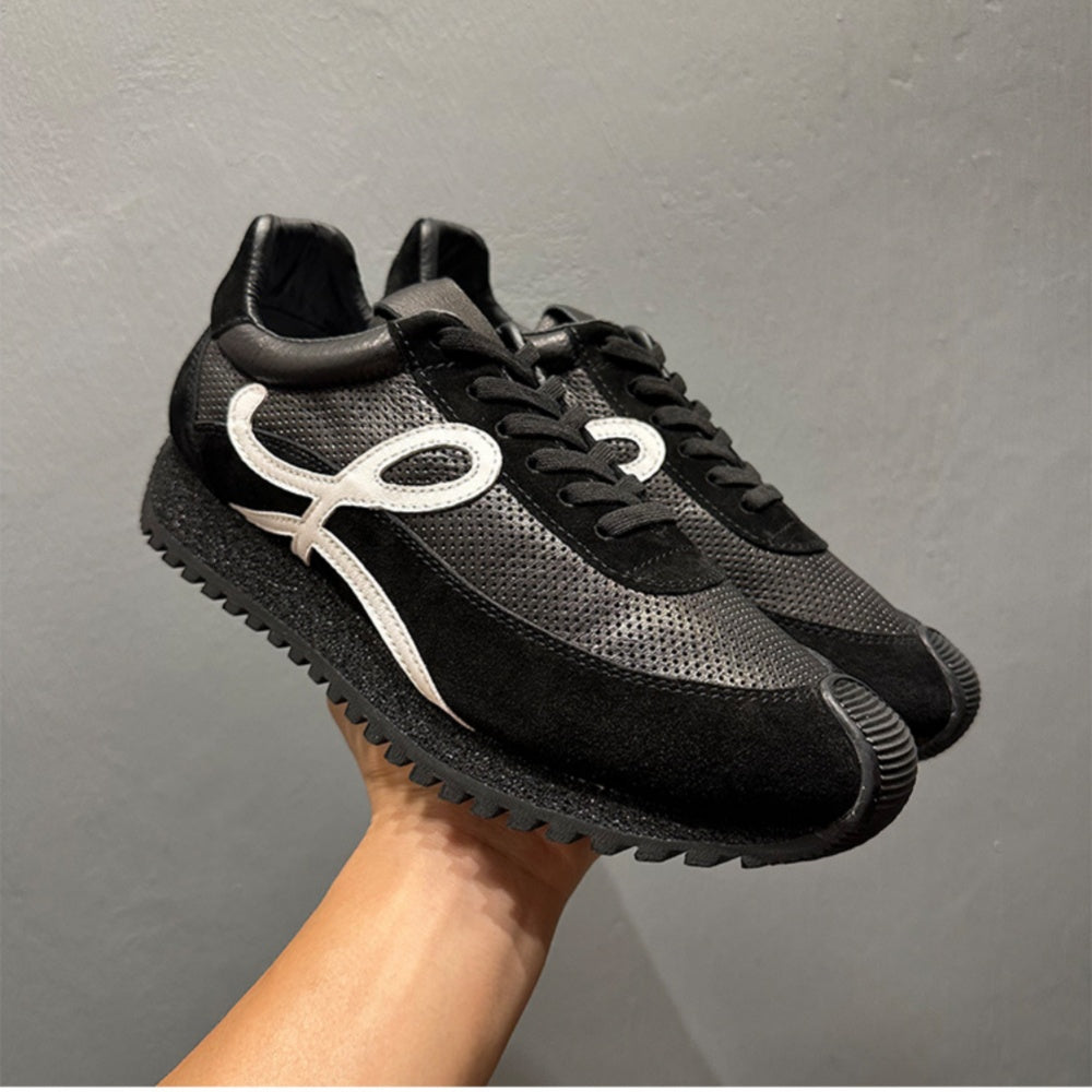 QHCCID High-Quality Cowhide Forrest Gump Casual Sneakers Men's And Women's Autumn Unisex Sneakers men’s shoes