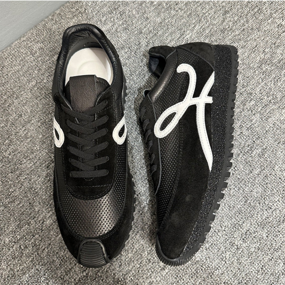 QHCCID High-Quality Cowhide Forrest Gump Casual Sneakers Men's And Women's Autumn Unisex Sneakers men’s shoes