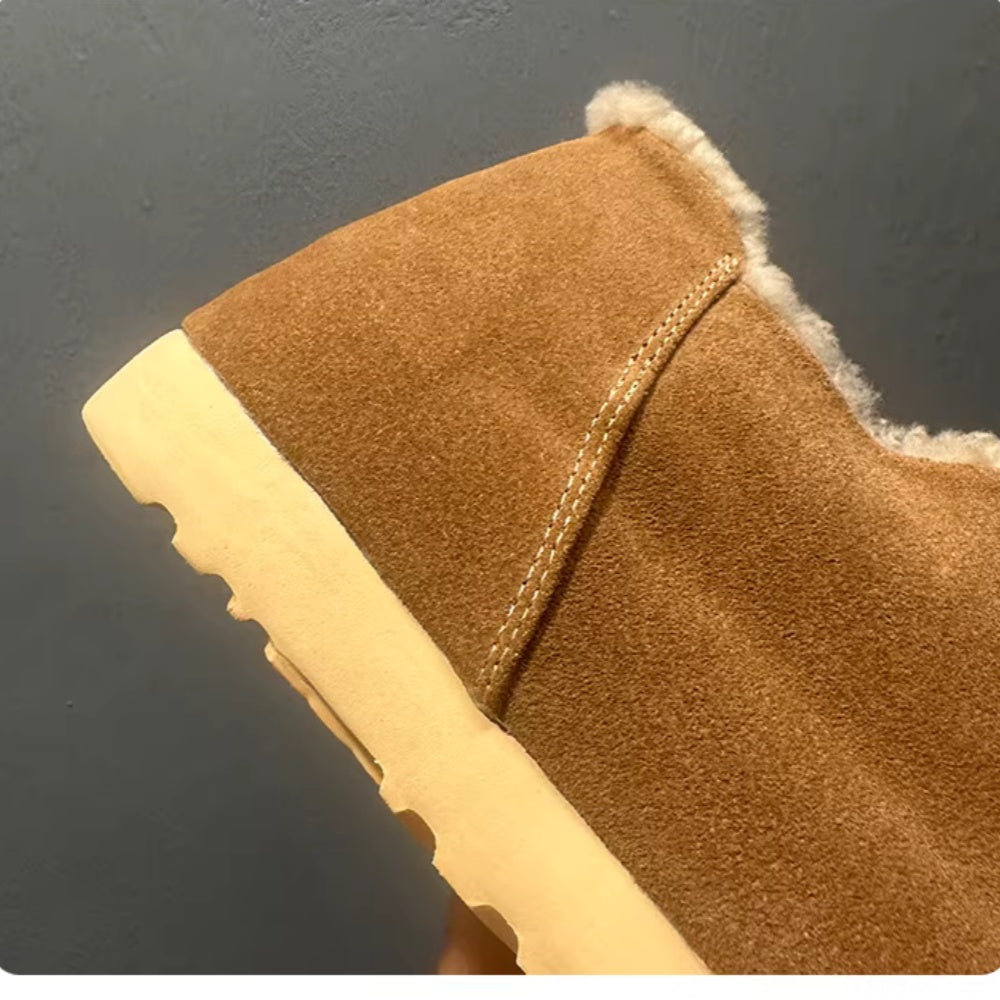 Winter new style wool snow boots, specially designed for men, with an added layer of insulation