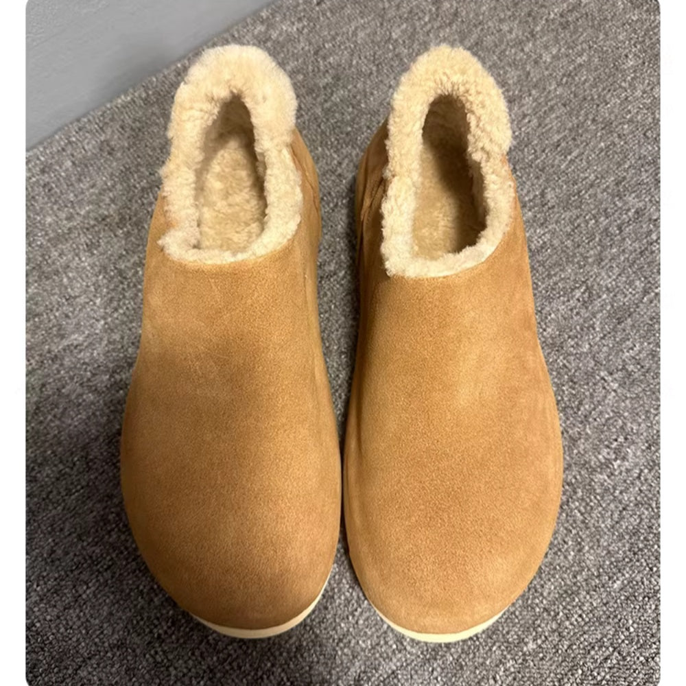 Winter new style wool snow boots, specially designed for men, with an added layer of insulation