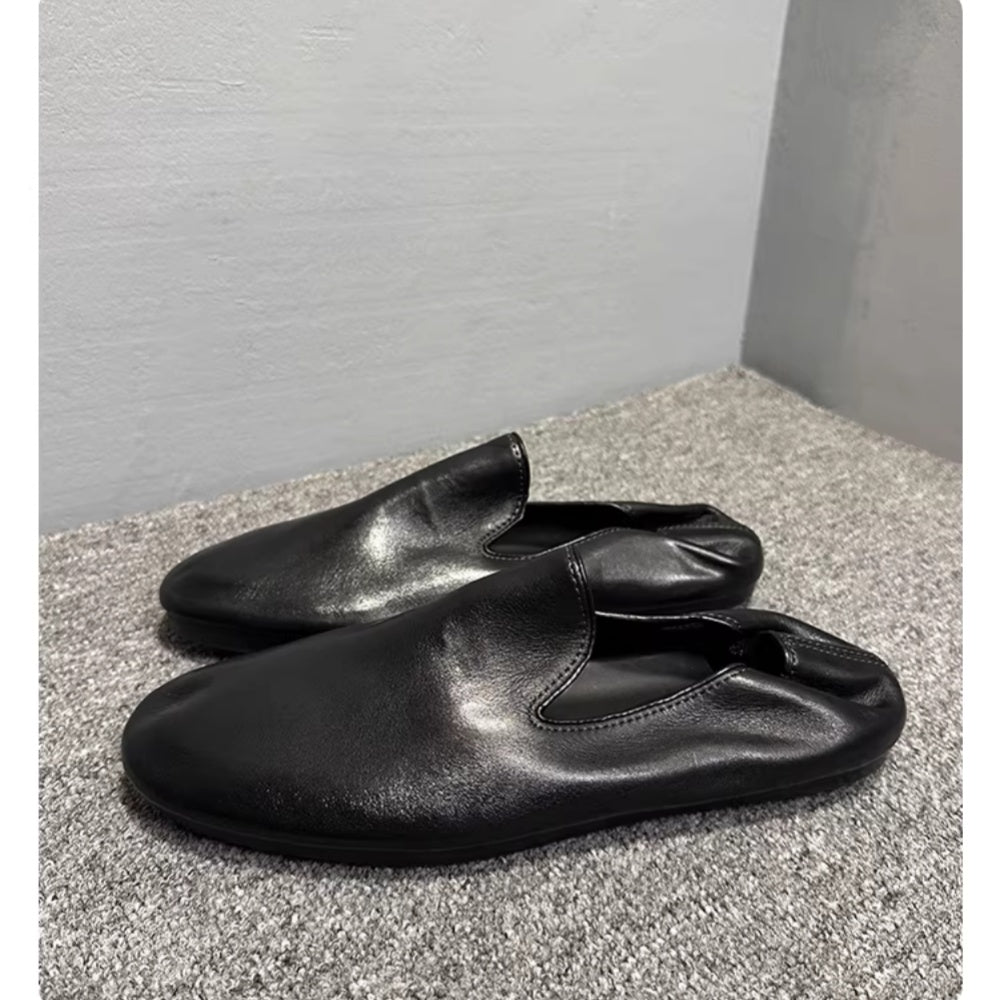 Men's ultra-soft leather shoes - New style, retro soft high street fashion sole, casual loafers