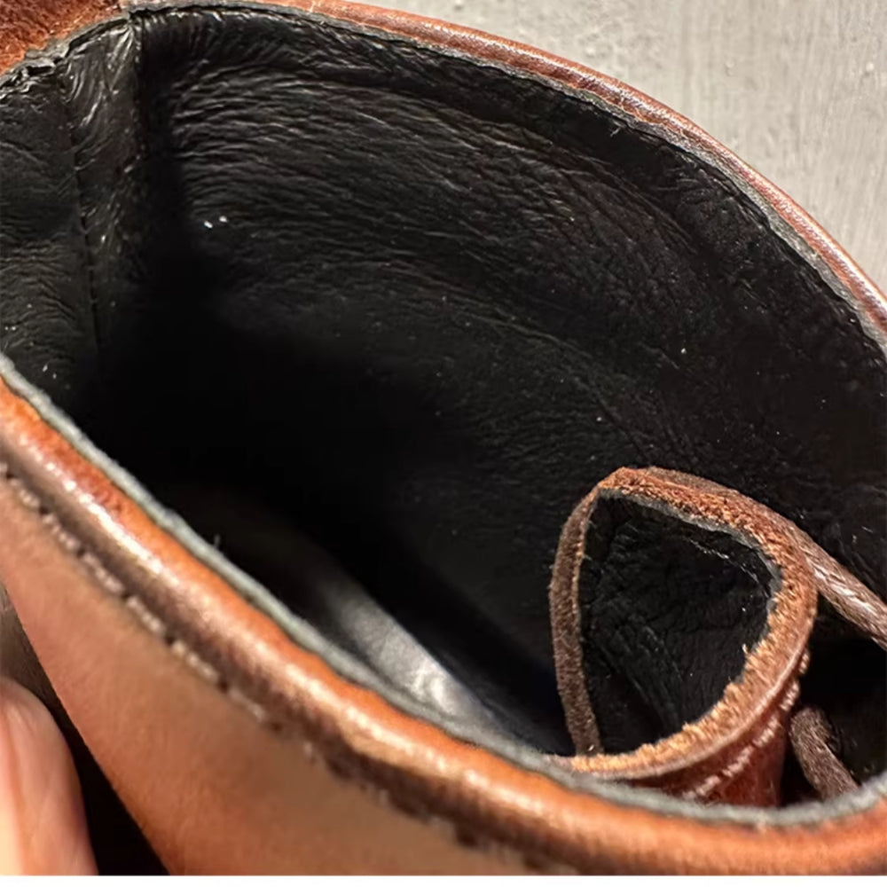 Vintage genuine leather Chelsea boots, new design, top-quality cowhide material men's boots