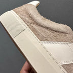 Retro original genuine leather breathable thick-soled high-heeled men's shoes, with a casual style.