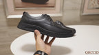QHCCID | Handcrafted Vintage Leather Men's Shoes (Thick Sole)